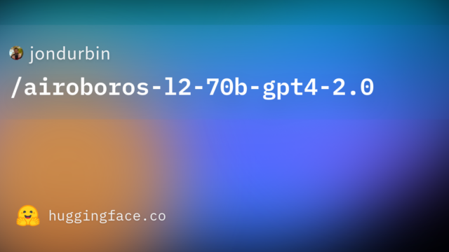 jondurbin/airoboros-l2-70b-gpt4-2.0
