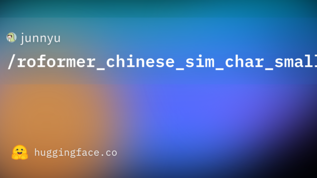 junnyu/roformer_chinese_sim_char_small