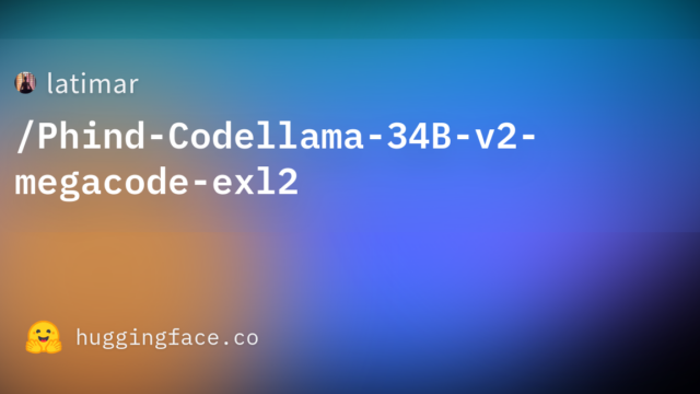 latimar/Phind-Codellama-34B-v2-megacode-exl2