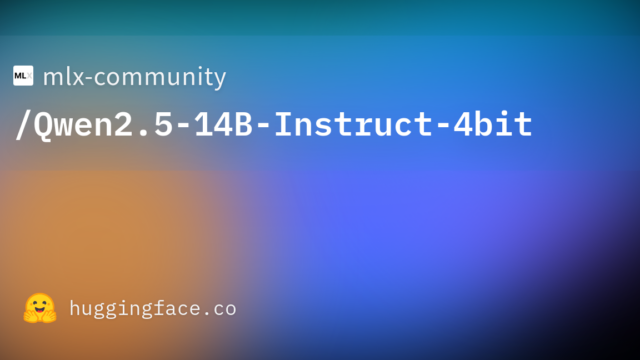 mlx-community/Qwen2.5-14B-Instruct-4bit
