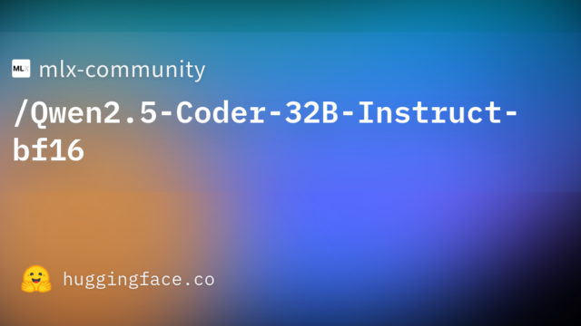 mlx-community/Qwen2.5-Coder-32B-Instruct-bf16