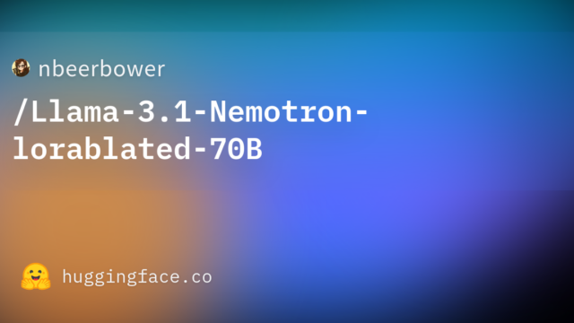 nbeerbower/Llama-3.1-Nemotron-lorablated-70B