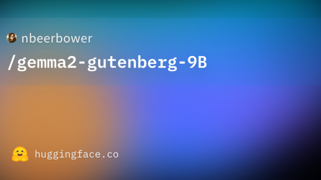 nbeerbower/gemma2-gutenberg-9B