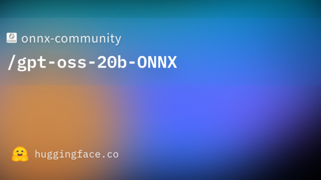 onnx-community/gpt-oss-20b-ONNX