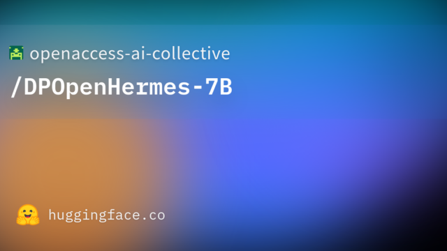 openaccess-ai-collective/DPOpenHermes-7B