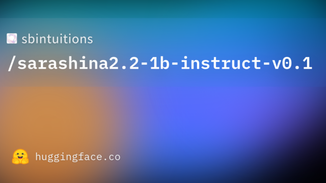sbintuitions/sarashina2.2-1b-instruct-v0.1