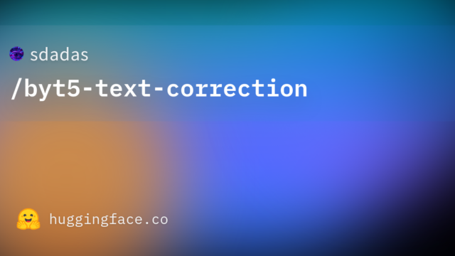 sdadas/byt5-text-correction