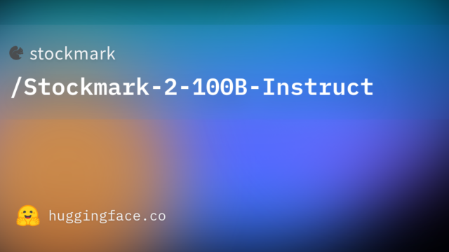 stockmark/Stockmark-2-100B-Instruct