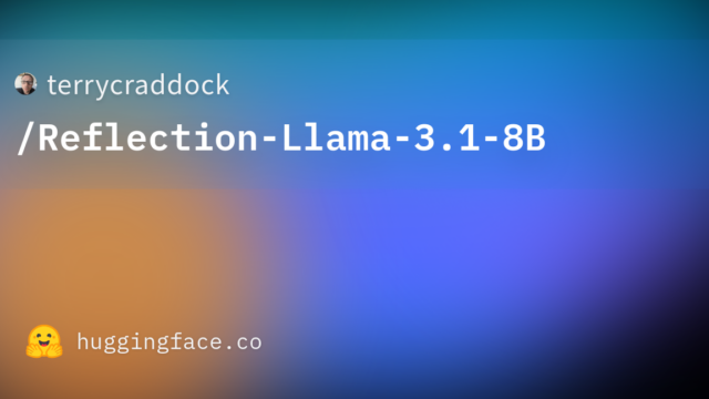 terrycraddock/Reflection-Llama-3.1-8B