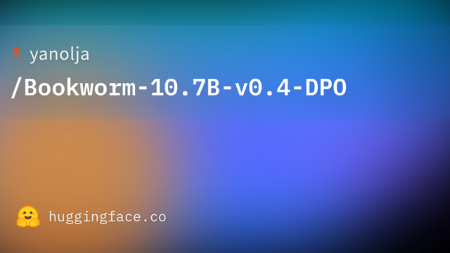 yanolja/Bookworm-10.7B-v0.4-DPO