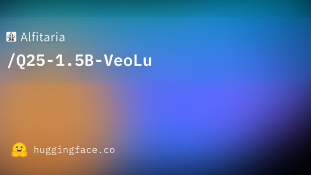 Alfitaria/Q25-1.5B-VeoLu