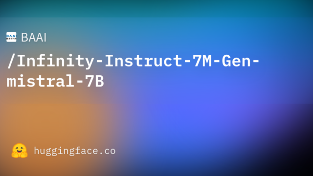BAAI/Infinity-Instruct-7M-Gen-mistral-7B