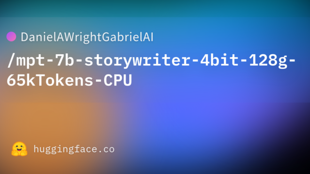 DanielAWrightGabrielAI/mpt-7b-storywriter-4bit-128g-65kTokens-CPU