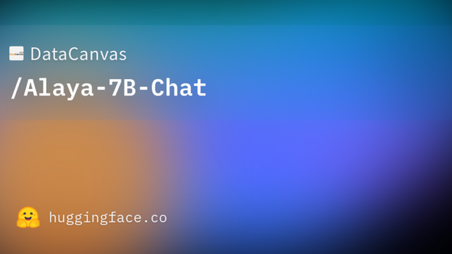 DataCanvas/Alaya-7B-Chat