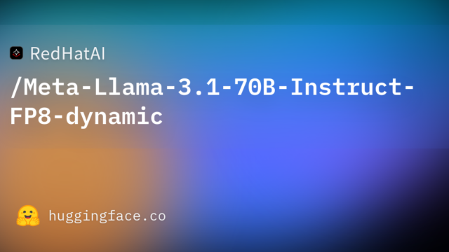 RedHatAI/Meta-Llama-3.1-70B-Instruct-FP8-dynamic