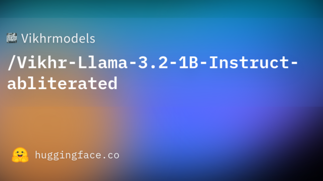 Vikhrmodels/Vikhr-Llama-3.2-1B-Instruct-abliterated