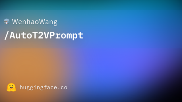 WenhaoWang/AutoT2VPrompt