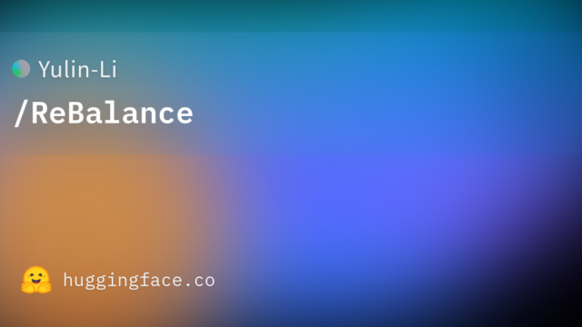 Yulin-Li/ReBalance