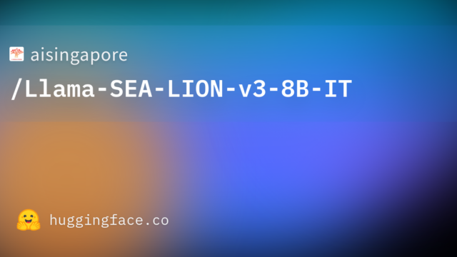 aisingapore/Llama-SEA-LION-v3-8B-IT