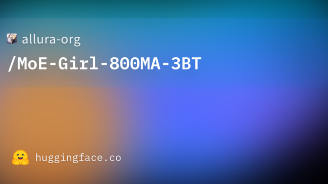 allura-org/MoE-Girl-800MA-3BT