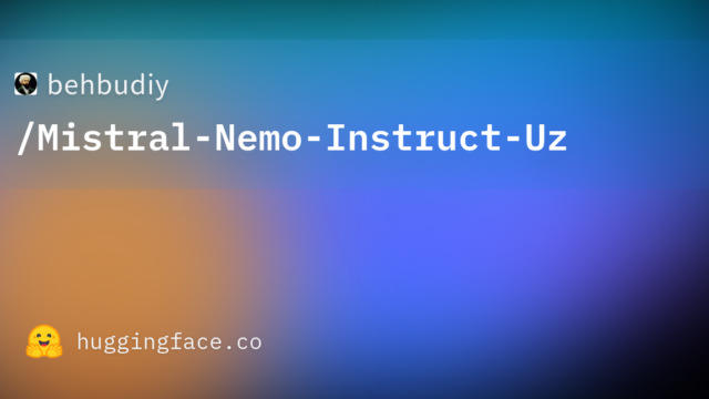 behbudiy/Mistral-Nemo-Instruct-Uz