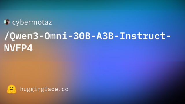 cybermotaz/Qwen3-Omni-30B-A3B-Instruct-NVFP4