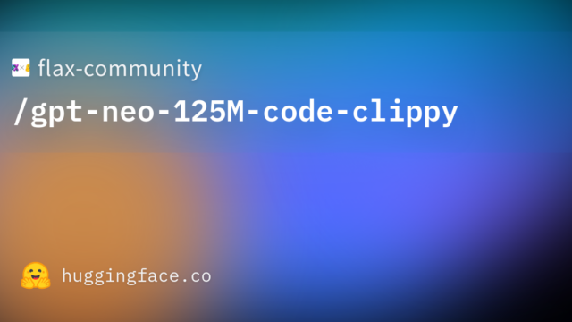 flax-community/gpt-neo-125M-code-clippy