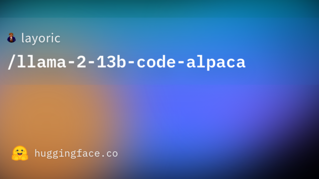 layoric/llama-2-13b-code-alpaca