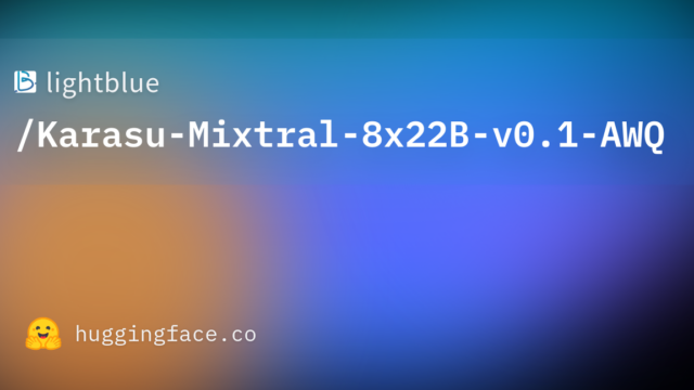 lightblue/Karasu-Mixtral-8x22B-v0.1-AWQ
