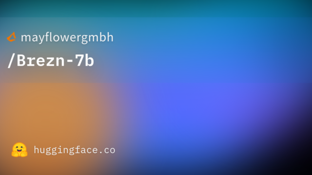 mayflowergmbh/Brezn-7b