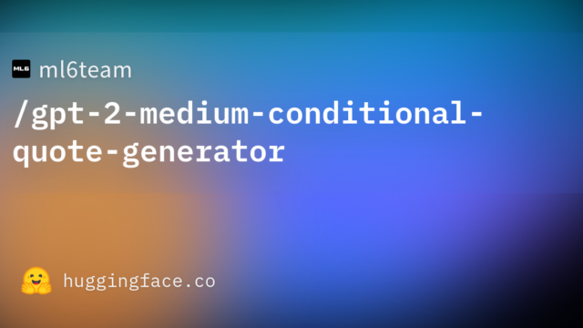 ml6team/gpt-2-medium-conditional-quote-generator