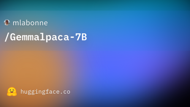 mlabonne/Gemmalpaca-7B