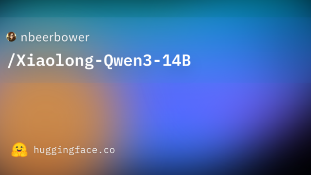 nbeerbower/Xiaolong-Qwen3-14B