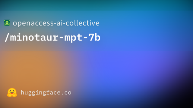 openaccess-ai-collective/minotaur-mpt-7b