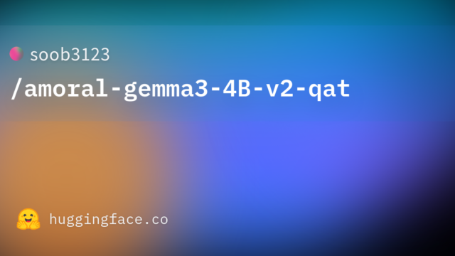 soob3123/amoral-gemma3-4B-v2-qat
