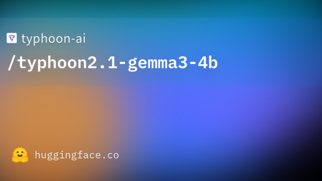 typhoon-ai/typhoon2.1-gemma3-4b