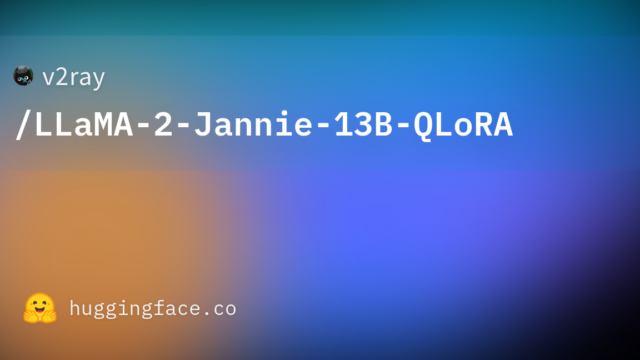 v2ray/LLaMA-2-Jannie-13B-QLoRA