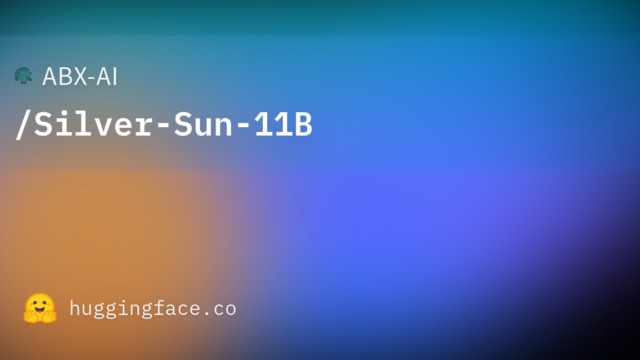 ABX-AI/Silver-Sun-11B