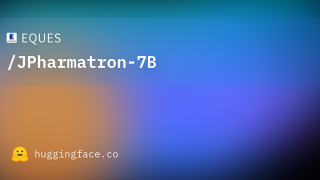 EQUES/JPharmatron-7B