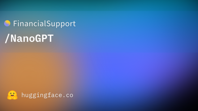 FinancialSupport/NanoGPT
