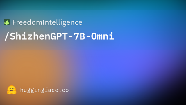 FreedomIntelligence/ShizhenGPT-7B-Omni