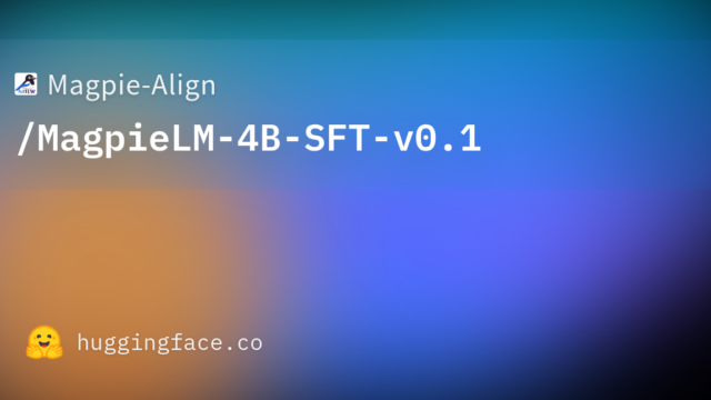 Magpie-Align/MagpieLM-4B-SFT-v0.1