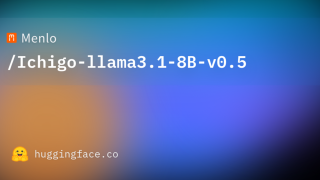 Menlo/Ichigo-llama3.1-8B-v0.5