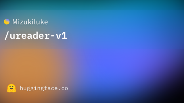 Mizukiluke/ureader-v1