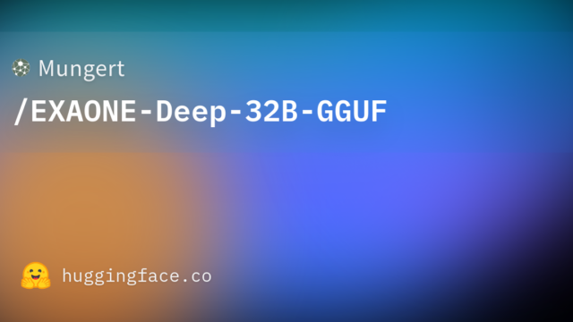 Mungert/EXAONE-Deep-32B-GGUF