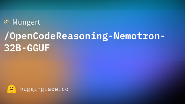 Mungert/OpenCodeReasoning-Nemotron-32B-GGUF