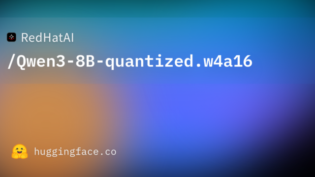 RedHatAI/Qwen3-8B-quantized.w4a16