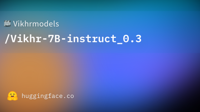 Vikhrmodels/Vikhr-7B-instruct_0.3