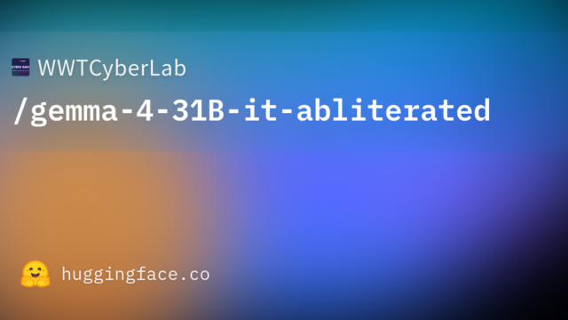 WWTCyberLab/gemma-4-31B-it-abliterated