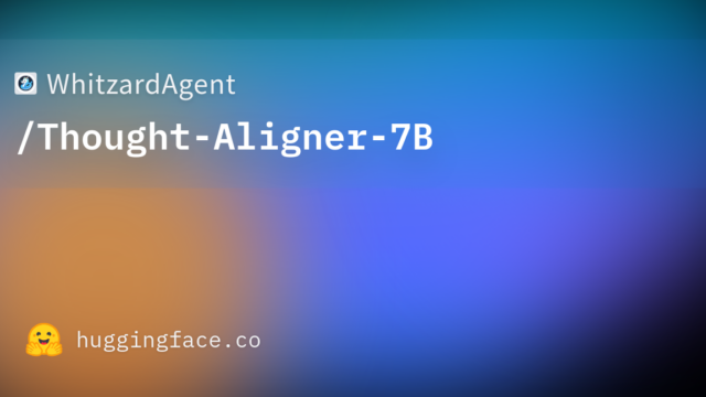 WhitzardAgent/Thought-Aligner-7B